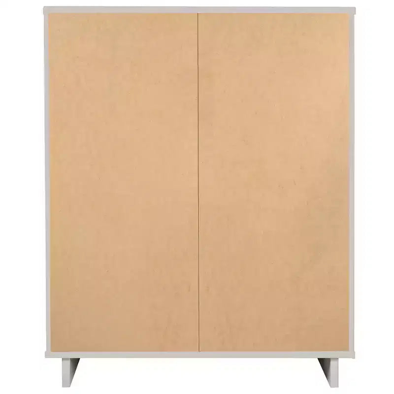 Comò alto in legno a 5 cassetti 96 x 124,4 cm
