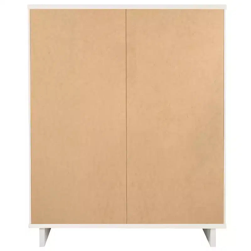 Comò alto in legno a 5 cassetti 96 x 124,4 cm