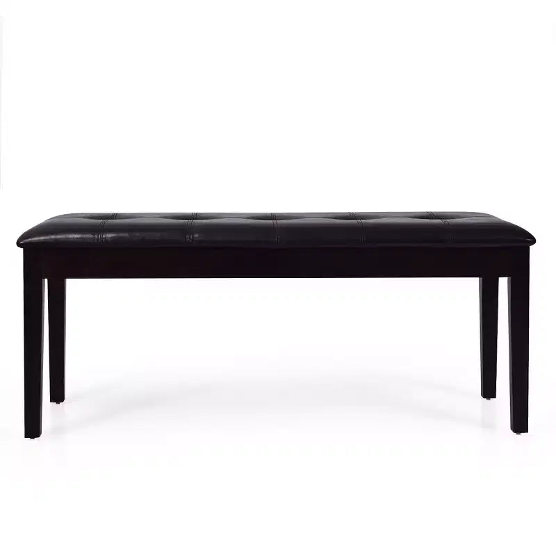 Panca da pranzo imbottita in PU in legno massello 46'' x 16''