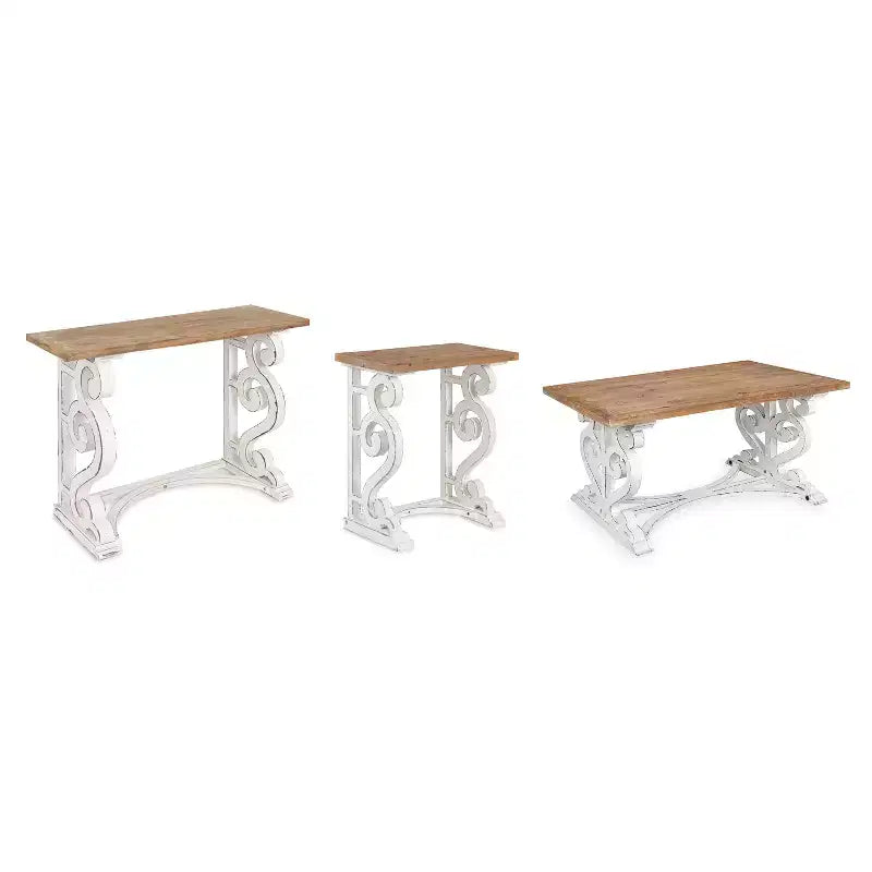 Consolle in legno massello 42'' x 14''
