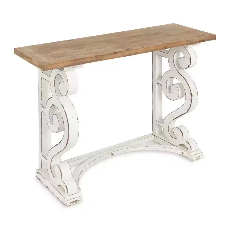 Consolle in legno massello 42'' x 14''