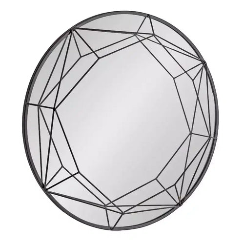 30 Keyleigh Round Wall Mirror - Kate & Laurel All Things Decor
