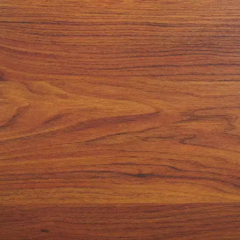 Comodino a 1 cassetto con ripiano aperto, finitura noce, gambe in metallo nero