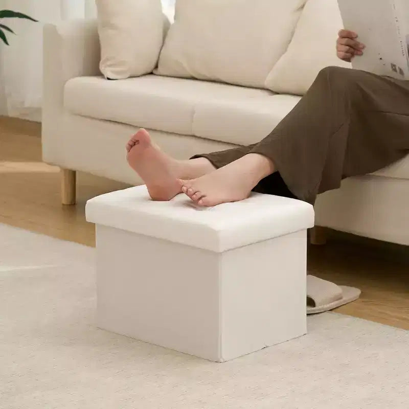 Panca contenitore pieghevole in velluto da 40 cm, poggiapiedi contenitore per giocattoli, capacità 150 kg, camera da letto e soggiorno