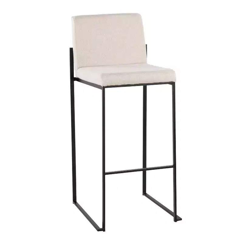 Metal Polyester Barstool Set of 3 16.5'' x 40.5''