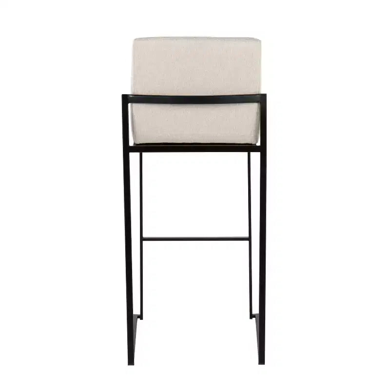 Metal Polyester Barstool Set of 3 16.5'' x 40.5''